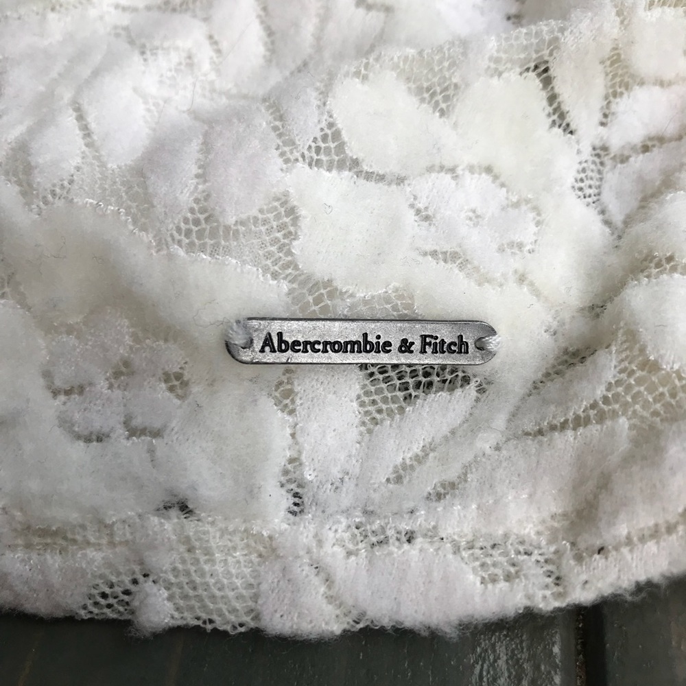 Abercrombie and Fitch cream lace party dress